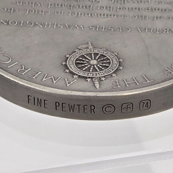 Martha Custis Washington The Great Women American Revolution Bicentennial Medals - Picture 3 of 3